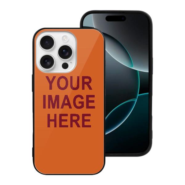 Custom Orange Crimson Red Phone Case
