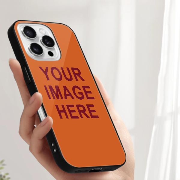 Custom Orange Crimson Red Phone Case