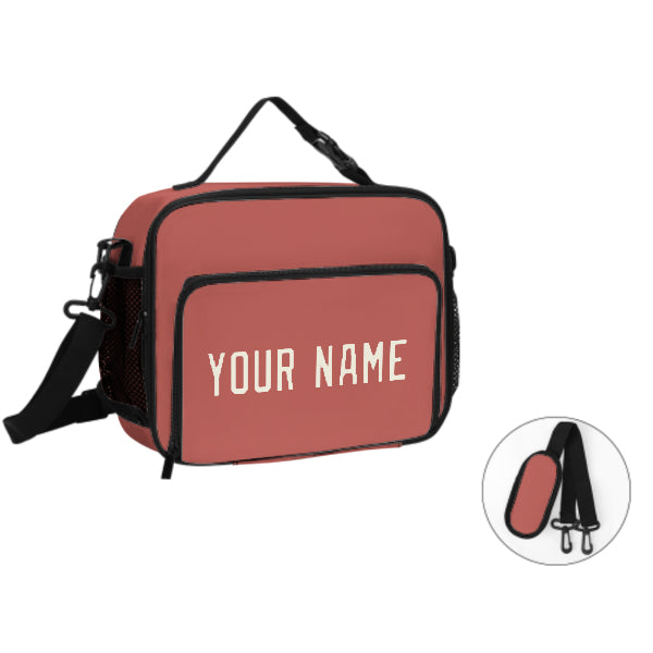 Custom Copper Rose Cream Lunch Bag