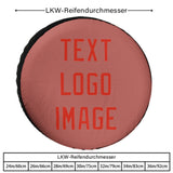 Custom Copper Rose Orange Red Truck Tires