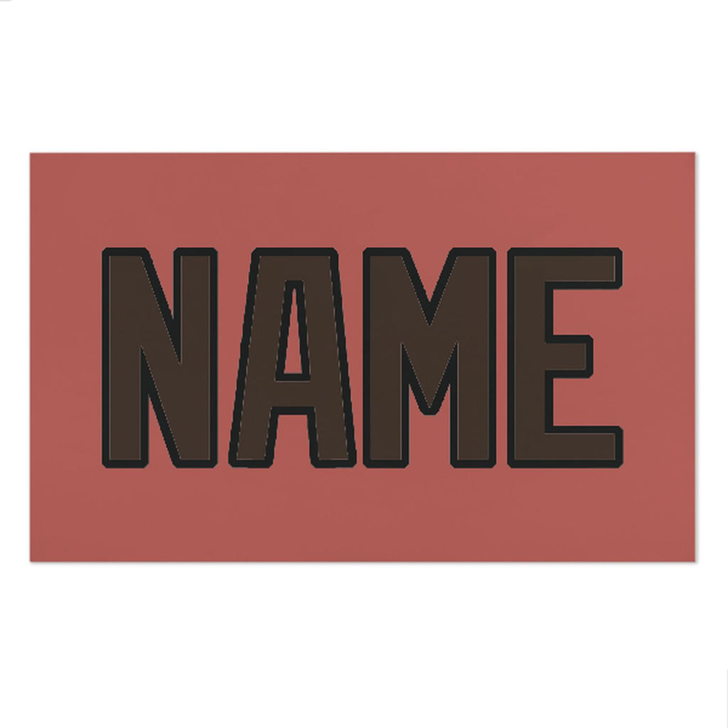 Custom Copper Rose Brown Beach Towel