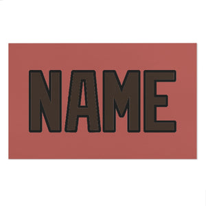 Custom Copper Rose Brown Beach Towel