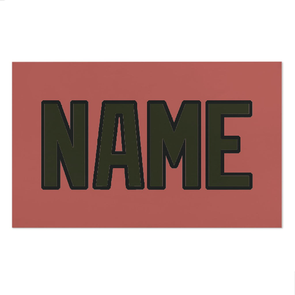 Custom Copper Rose Olive Beach Towel