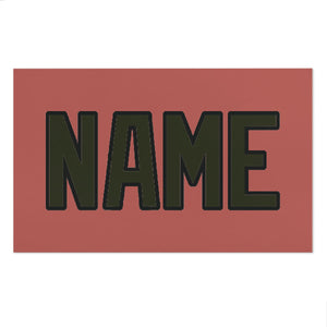 Custom Copper Rose Olive Beach Towel