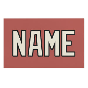 Custom Copper Rose Cream Beach Towel