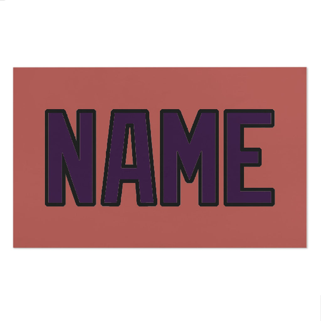 Custom Copper Rose Purple Beach Towel