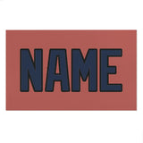 Custom Copper Rose Blue Beach Towel