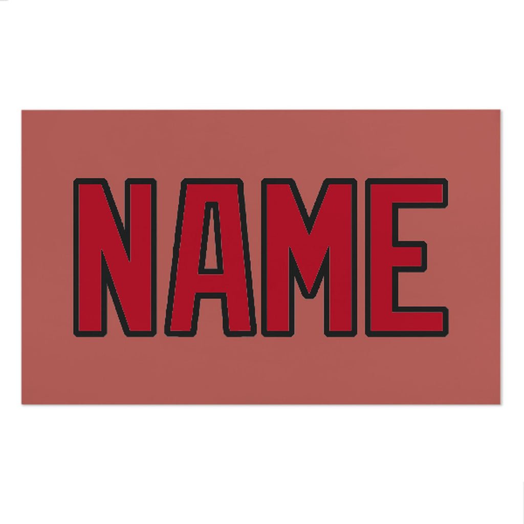 Custom Copper Rose Red Beach Towel