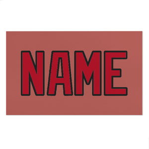 Custom Copper Rose Red Beach Towel