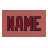 Custom Copper Rose Crimson Red Beach Towel