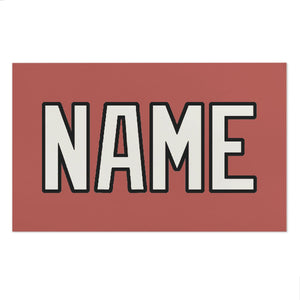 Custom Copper Rose White Beach Towel