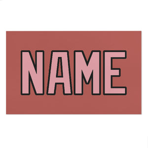 Custom Copper Rose Light Pink Beach Towel