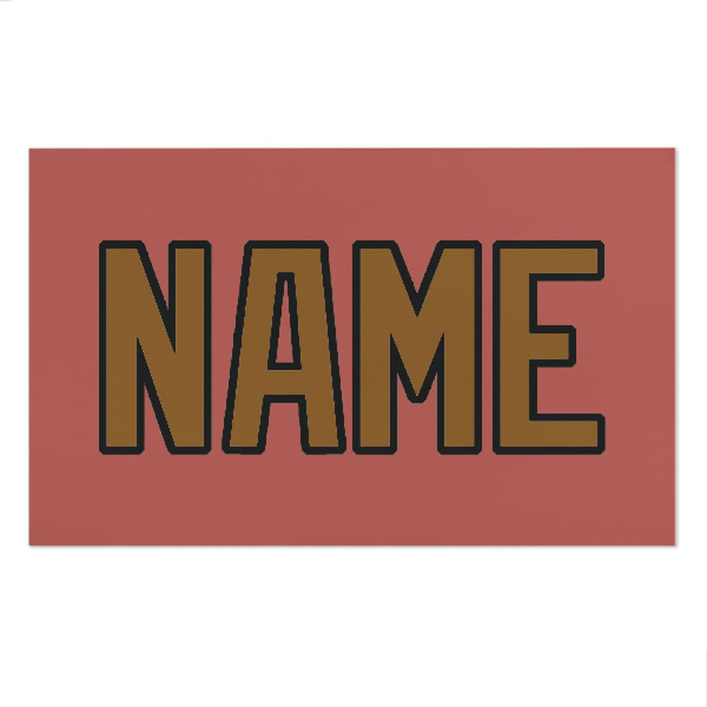 Custom Copper Rose Khaki Beach Towel