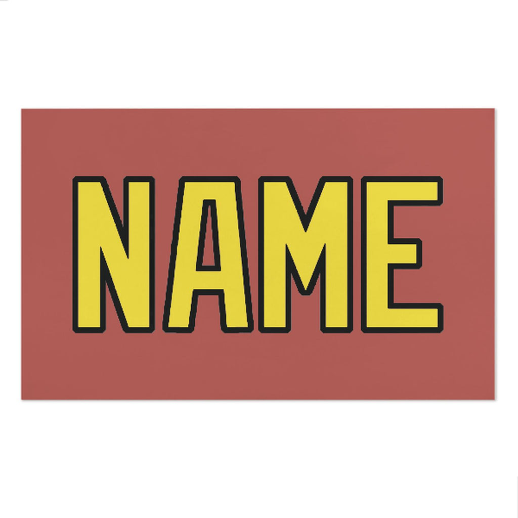 Custom Copper Rose Light Yellow Beach Towel