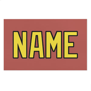 Custom Copper Rose Light Yellow Beach Towel