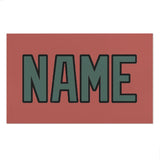 Custom Copper Rose Blue Green Beach Towel