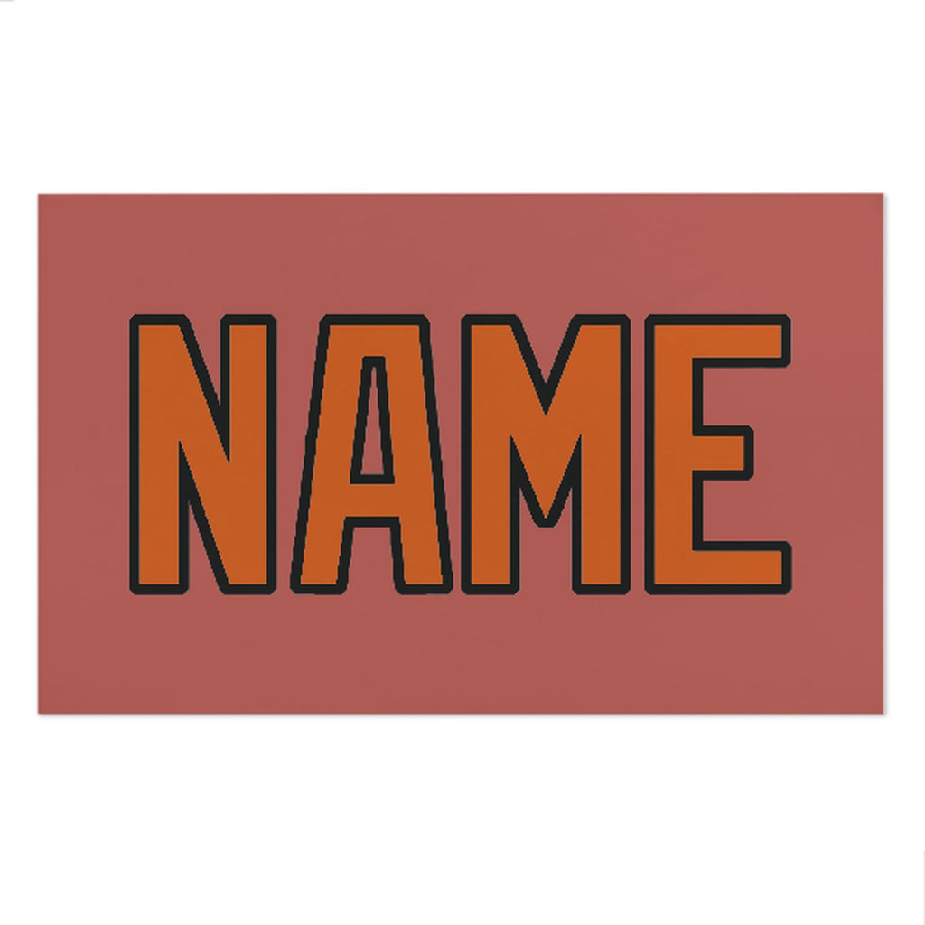 Custom Copper Rose Orange Beach Towel