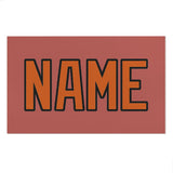 Custom Copper Rose Orange Beach Towel