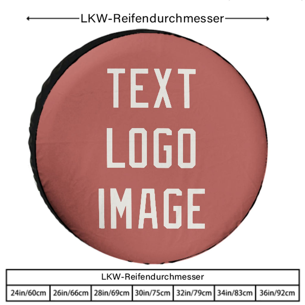 Custom Copper Rose White Truck Tires