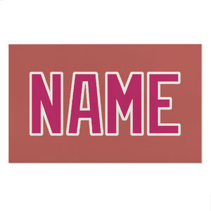 Custom Copper Rose Pink Beach Towel