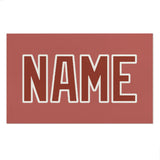 Custom Copper Rose Coral Red Beach Towel