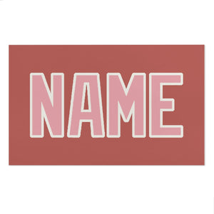 Custom Copper Rose Light Pink Beach Towel