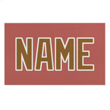 Custom Copper Rose Khaki Beach Towel