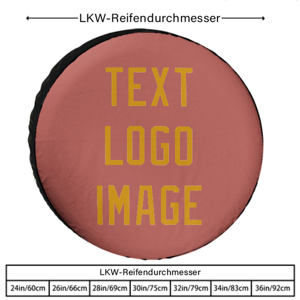Custom Copper Rose Yellow Truck Tires