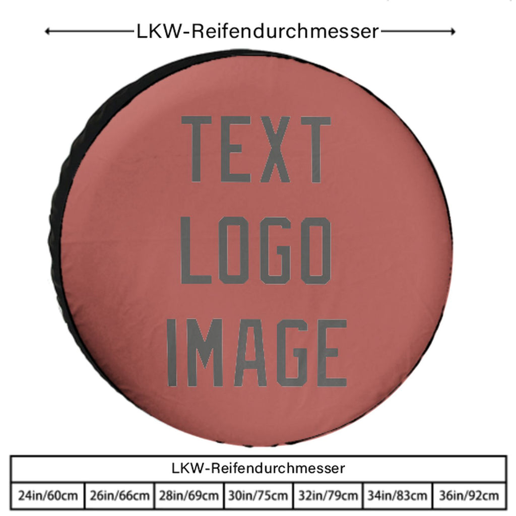 Custom Copper Rose Dark Grey Truck Tires