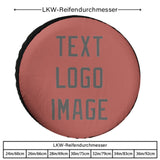 Custom Copper Rose Dark Grey Truck Tires