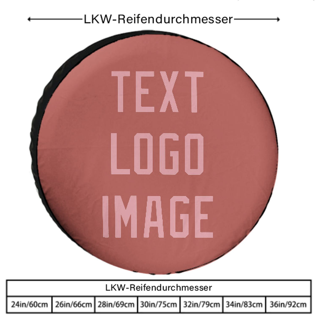 Custom Copper Rose Light Pink Truck Tires