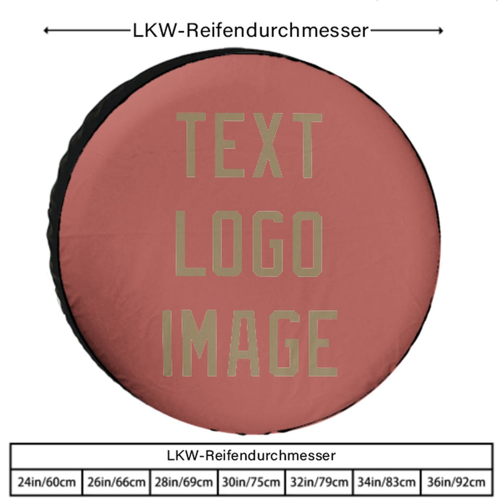 Custom Copper Rose Light Khaki Truck Tires