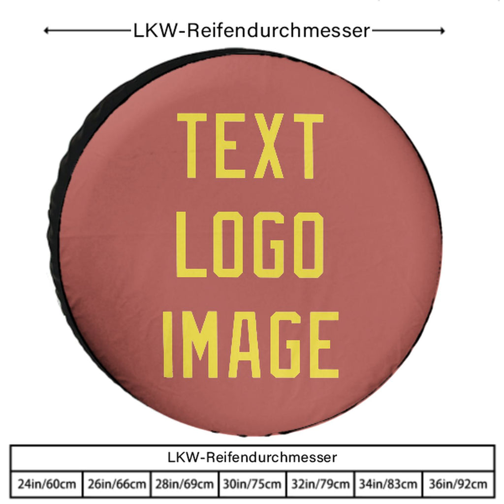 Custom Copper Rose Light Yellow Truck Tires