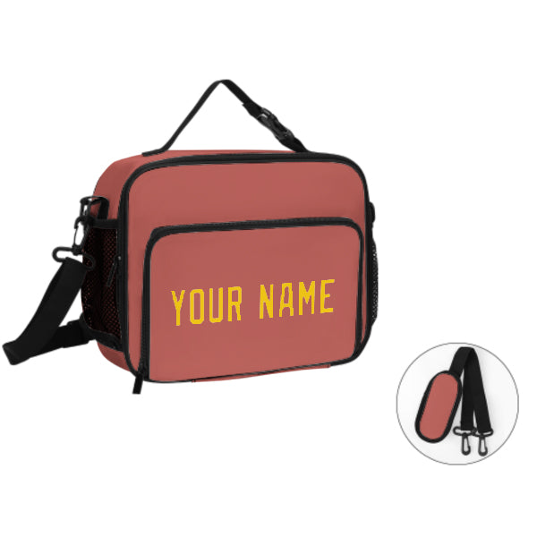 Custom Copper Rose Gold Lunch Bag