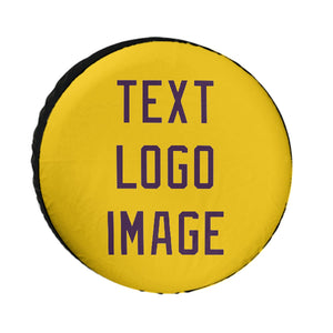 Custom Gold Purple Truck Tires