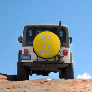 Custom Gold Light Blue Truck Tires