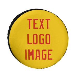 Custom Gold Orange Red Truck Tires