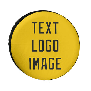 Custom Gold Black Truck Tires