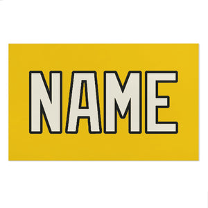 Custom Gold Cream Beach Towel