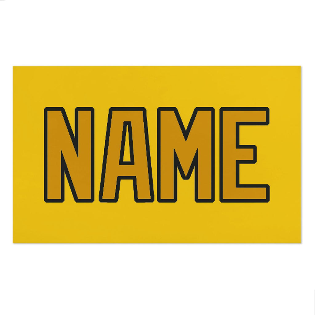 Custom Gold Yellow Beach Towel