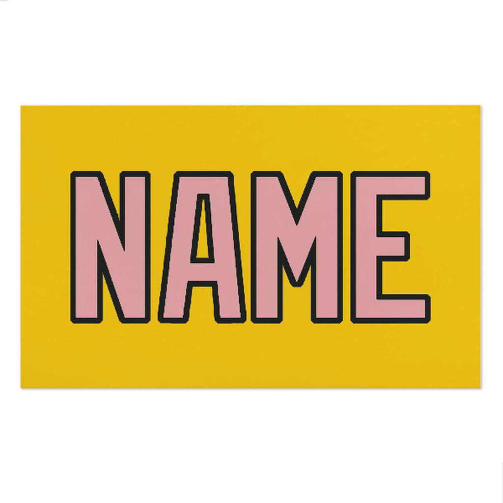 Custom Gold Light Pink Beach Towel