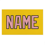 Custom Gold Light Pink Beach Towel