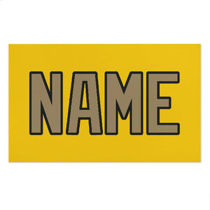 Custom Gold Light Khaki Beach Towel