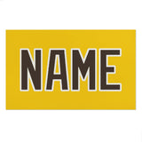 Custom Gold Brown Beach Towel