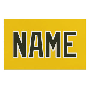 Custom Gold Olive Beach Towel