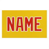 Custom Gold Orange Red Beach Towel