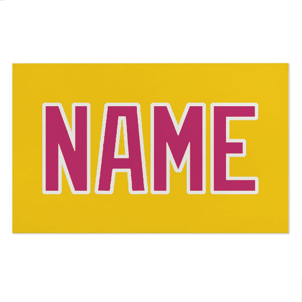 Custom Gold Pink Beach Towel