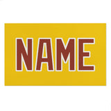 Custom Gold Coral Red Beach Towel