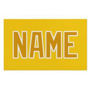 Custom Gold Yellow Beach Towel