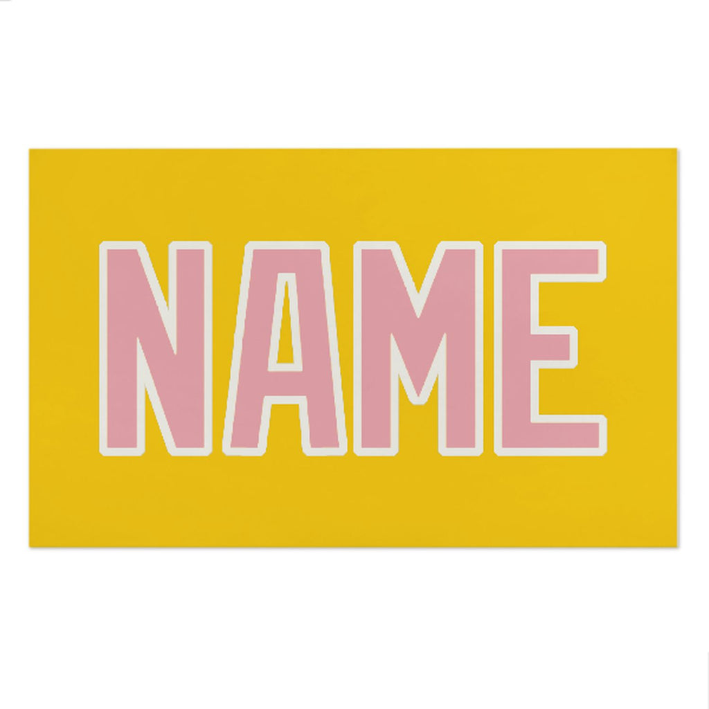 Custom Gold Light Pink Beach Towel